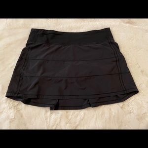 Size 8 Tall Lululemon Pace Rival Skirt Black